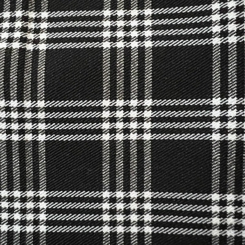 Pantalón Dama Cuadrado Cinturón Moño Cintura Plisada