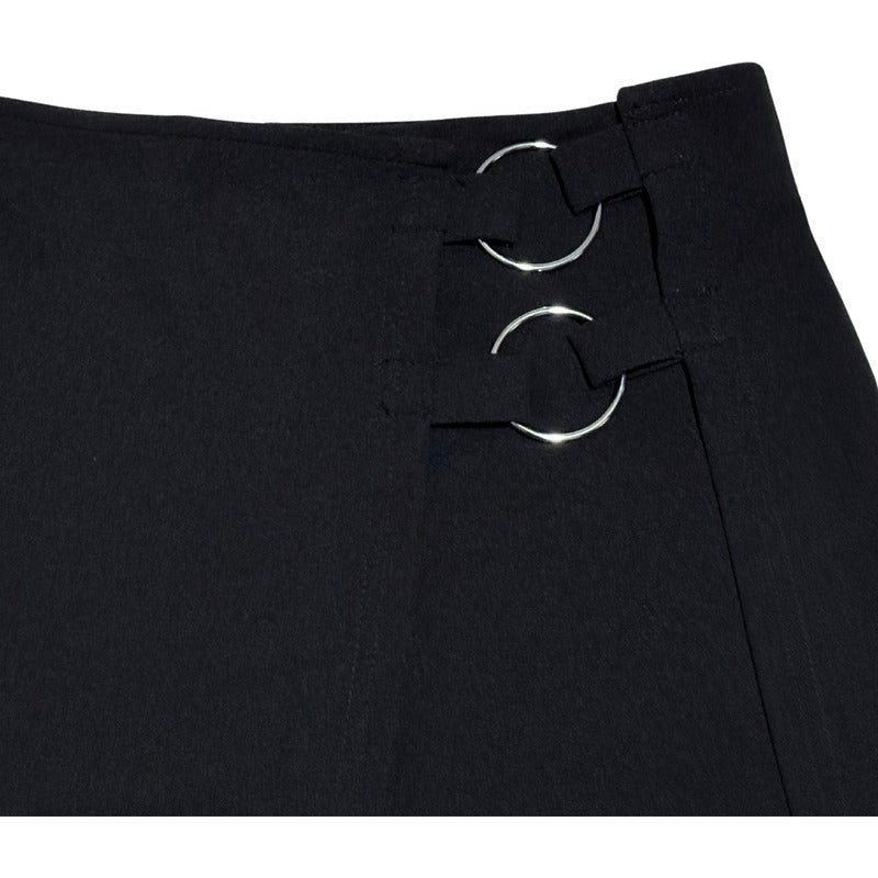 Short Falda Mujer Doble Aro Metálico - AIDEE GIAN