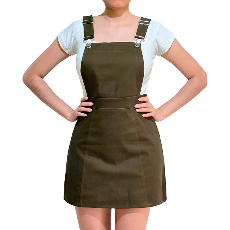 Overol Jumper Falda Mujer Gabardina - AIDEE GIAN