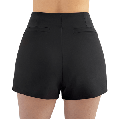Short Falda Cartera Simulada Faldón Semicircular Talle Alto - AIDEE GIAN