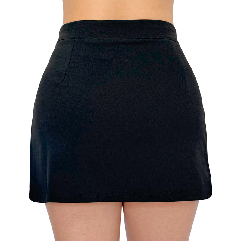 Short Falda Mujer Accesorios De Acero Roscados