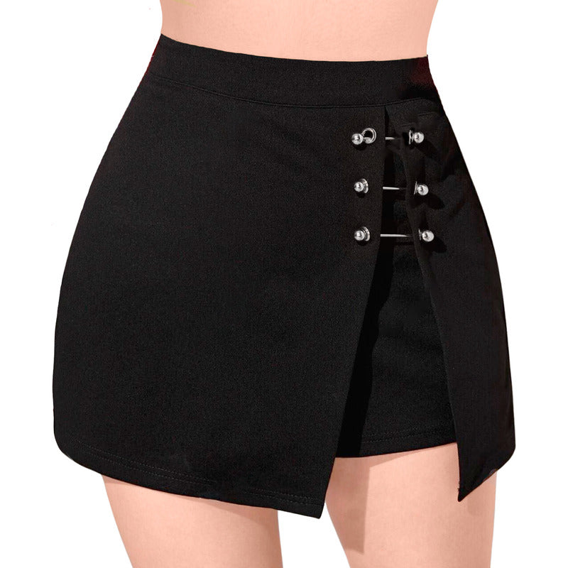 Short Falda Mujer Accesorios De Acero Roscados