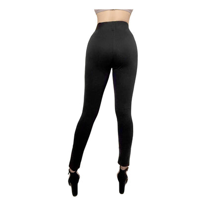 Pantalón Legging Cuatro Cierres Decorativos Skinny