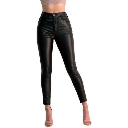 Pantalón Dama Cuadrado Corte Vaquero Tiro Alto