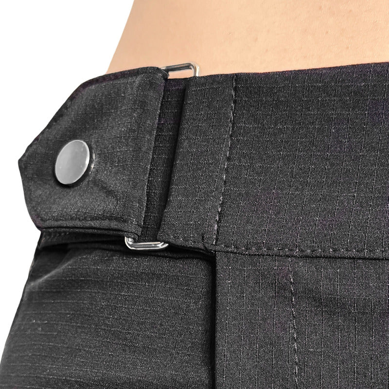 Falda Short Mujer Stretch Broche Lateral Y Cierre Metálico - AIDEE GIAN