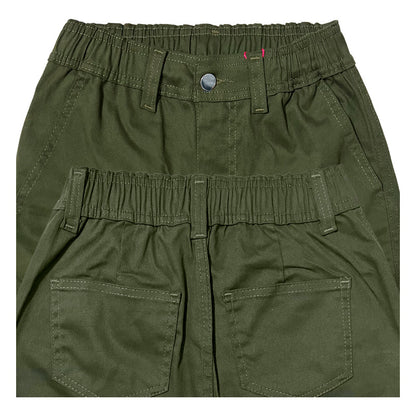 Jogger Cargo Mujer Wide Leg Gabardina Holgado