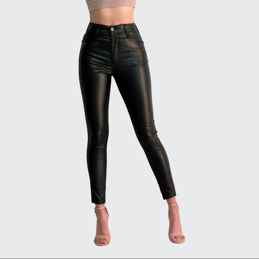 Pantalón Mujer Vinipiel Juvenil Corte Ajustado - AIDEE GIAN