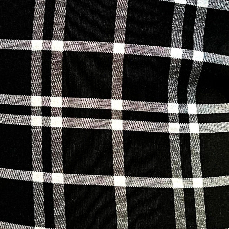 Pantalón Dama Cuadrado Cinturón Moño Cintura Plisada