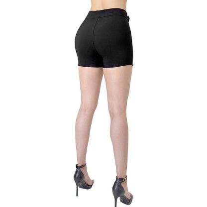 Falda Short Mujer Stretch Broche Lateral Y Cierre Metálico - AIDEE GIAN
