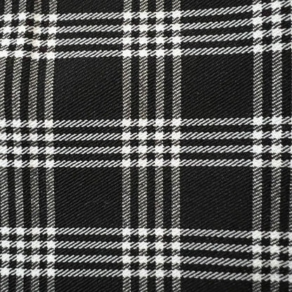 Pantalón Dama Cuadrado Cinturón Moño Cintura Plisada