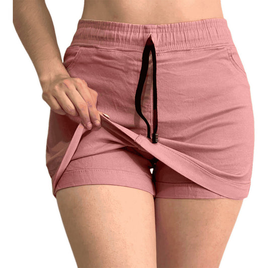 Short Falda 2 Piezas Mujer Gabardina Skinny