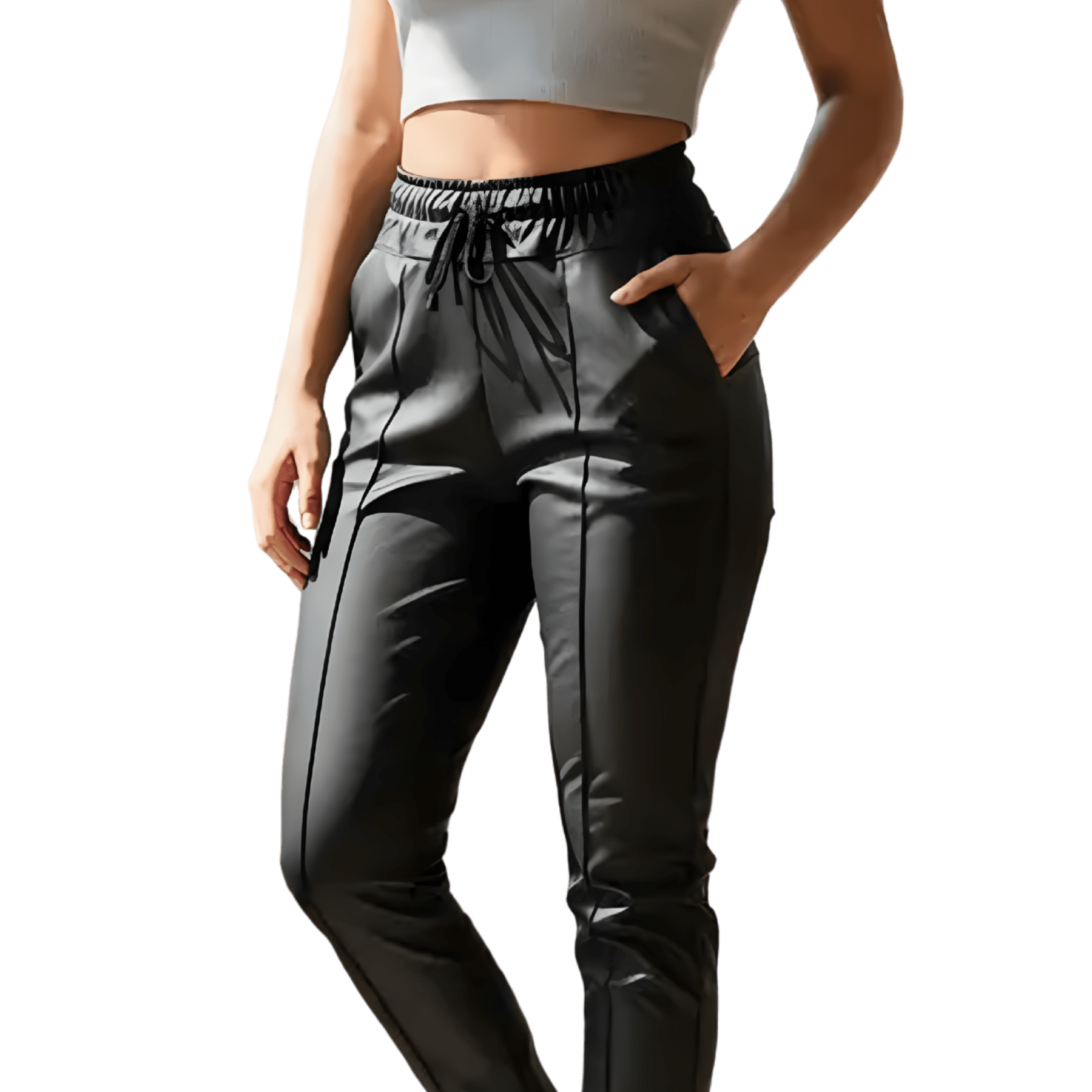 Jogger Vinipiel Mujer Stretch - AIDEE GIAN