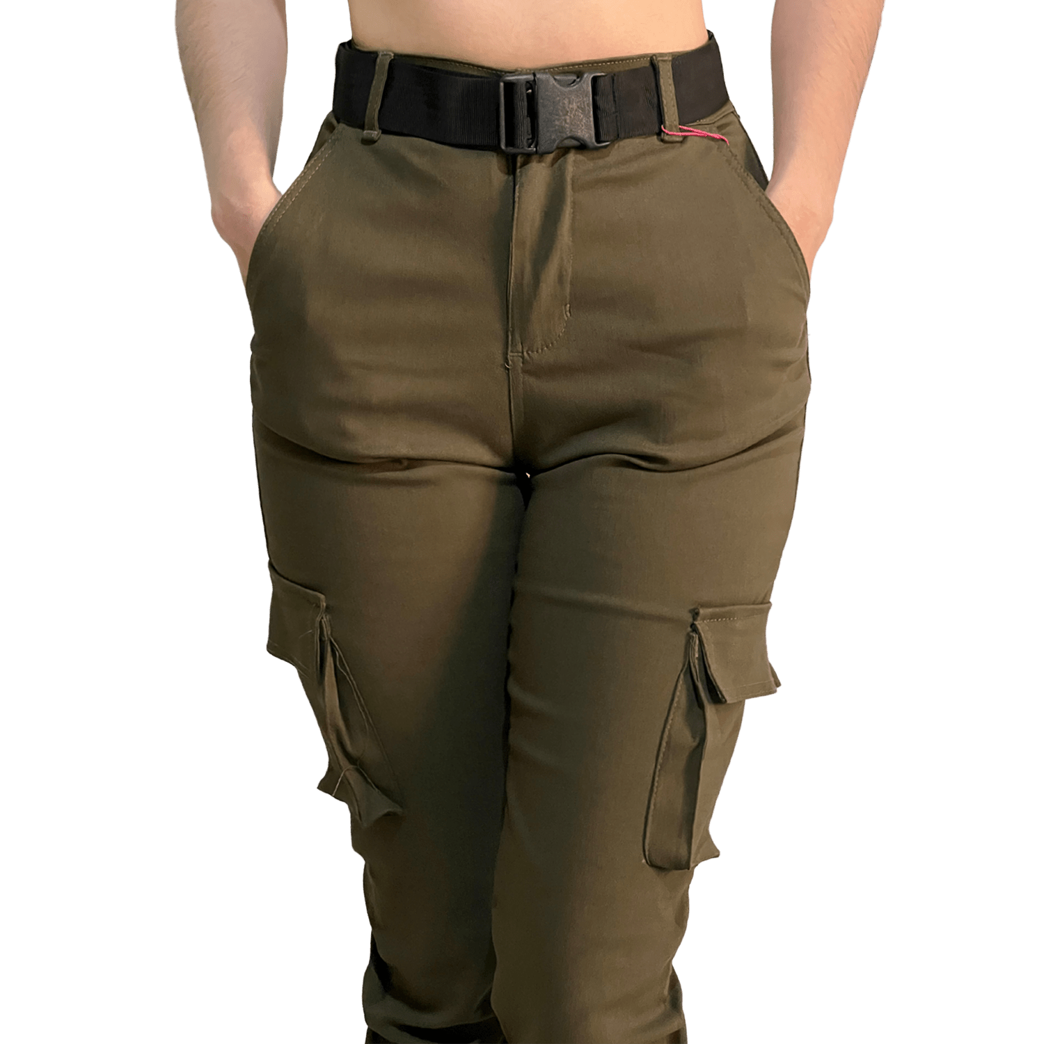 Jogger Cargo Mujer Cinturón Incluido Stretch - AIDEE GIAN