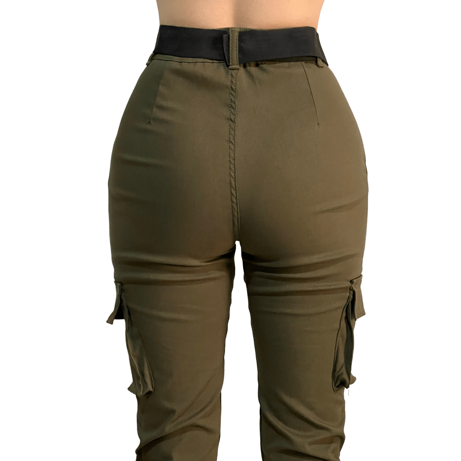 Jogger Cargo Mujer Cinturón Incluido Stretch - AIDEE GIAN