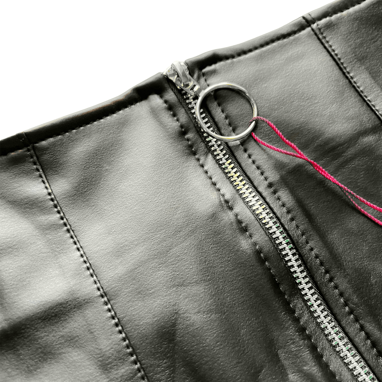 Falda Vinipiel Con Cierre Metálico al Frente - AIDEE GIAN